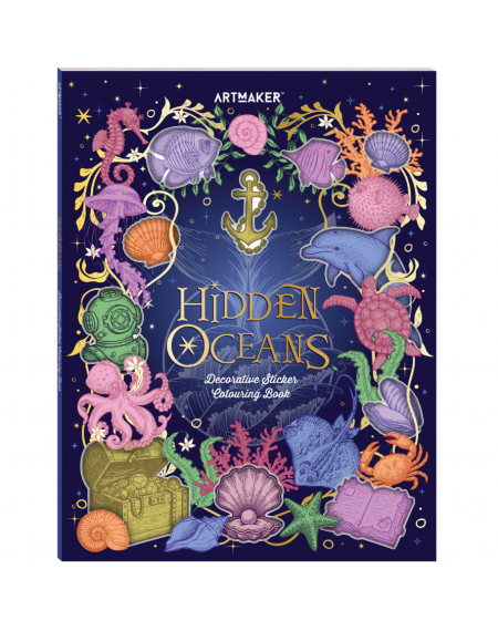 Art Maker Sticker Colouring Hidden Ocean