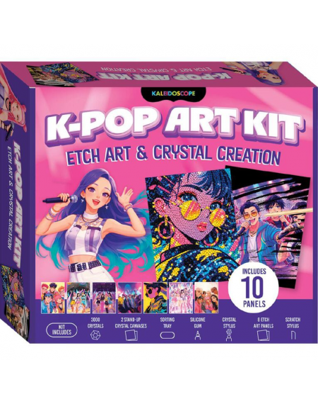 K-Pop Art Kit – Etch Art & Crystal Creations