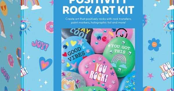 Positivity Rocks Kit Junior Explorers Positively Rock Art Kit