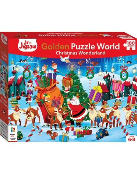 Junior Jigsaw Golden Puzzle World: Christmas Wonderland