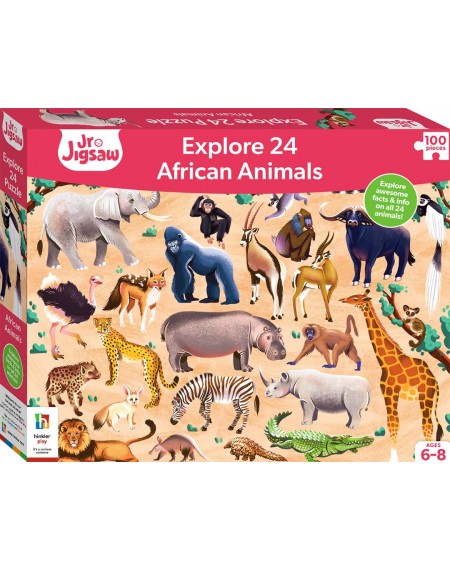 Junior Jigsaw Explore 24: African Animals