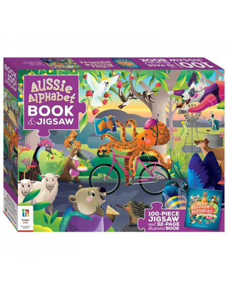 Aussie Alphabet Book and Jigsaw