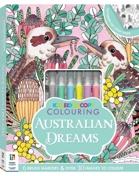 Kaleidoscope Colouring Kit: Australian Dreams