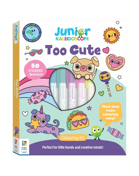 Junior Kaleidoscope Colouring Kit : Too Cute