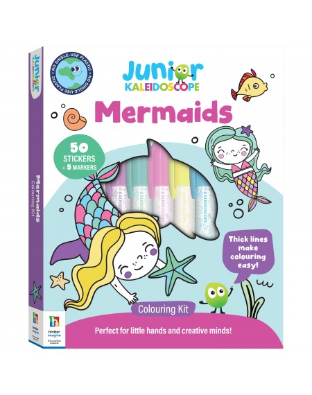 Junior Kaleidoscope Colouring Kit : Mermaids