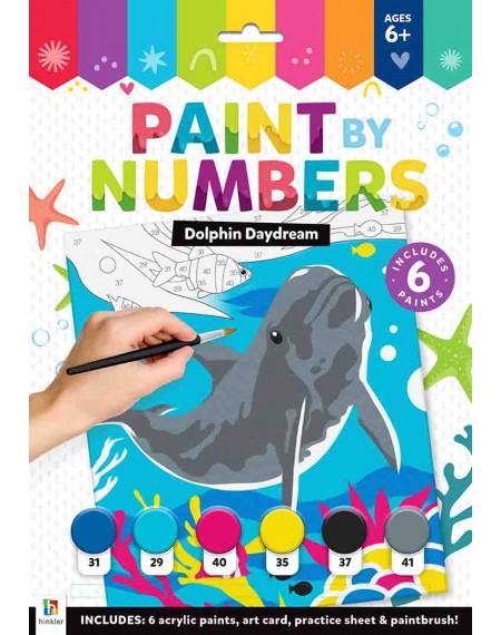 Dolphin Daydream Paint by Numbers