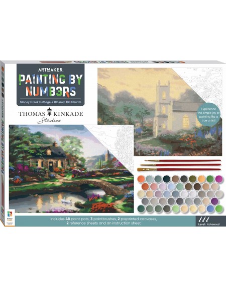 Paint by Numbers: Stoney Creek Cottage & Blossom Hill Church