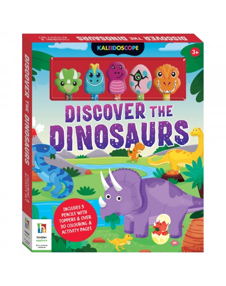 5 pencil set : Discover the Dinosaurs Colouring & Activity Set