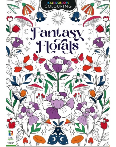 Kaleidoscope Colouring Fantasy Florals