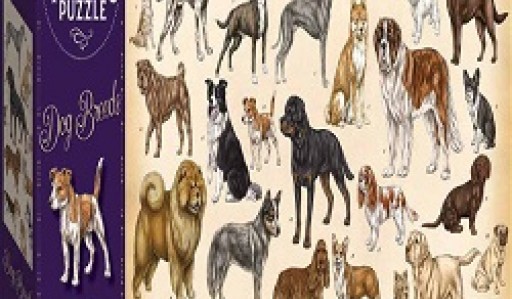 Vintage Puzzle: Dog Breeds - 1000-Piece - Jigsaws - Adults - Hinkler