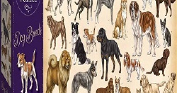 Hinkler Vintage Puzzle: Dog Breeds - 1000-Piece Jigsaw Puzzle For Adults & Puzzle Lovers