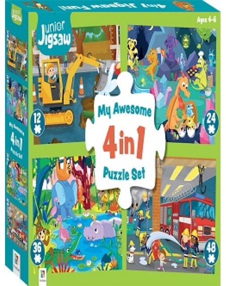 Junior Jigsaw 4 In 1 : Adventure Time