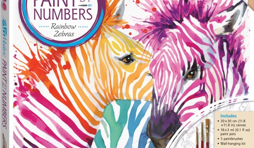 paint by numbers zebra