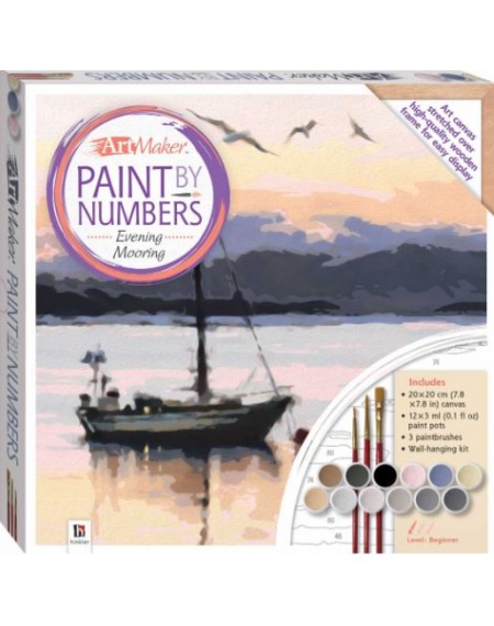 Paint by Numbers Canvas: Evening Mooring