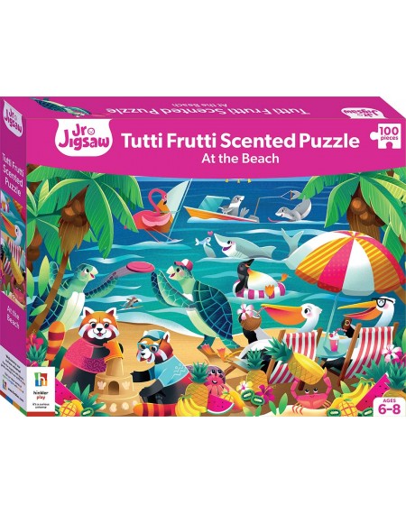 Junior Jigsaw 100pc Tutti Frutti Scented: Beach