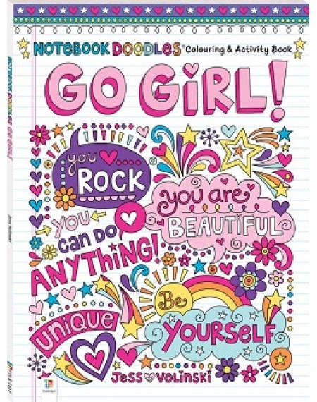 Design Originals Notebook Doodles: Go Girl
