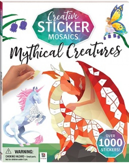 Creative Sticker Mosaics: Mythical Creatures