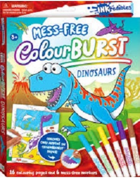 Inkredibles Colour Burst Colouring: Dinosaurs