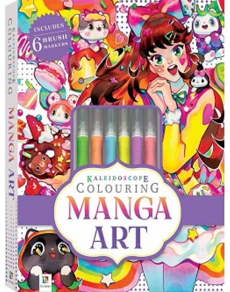Kaleidoscope Colouring Kit: Manga