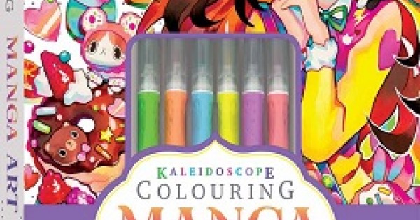 Kaleidoscope Colouring Kit: Manga