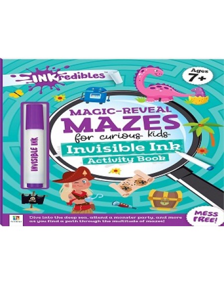 Inkredibles: Magic-Reveal Mazes Invisible Ink Activity Book