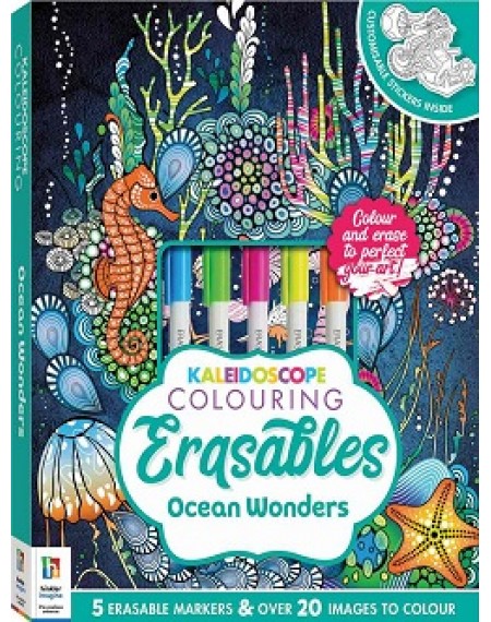 Kaleidoscope Colouring Erasables : Ocean Wonders