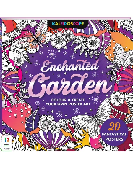 Kaleidoscope Colouring: Enchanted Garden