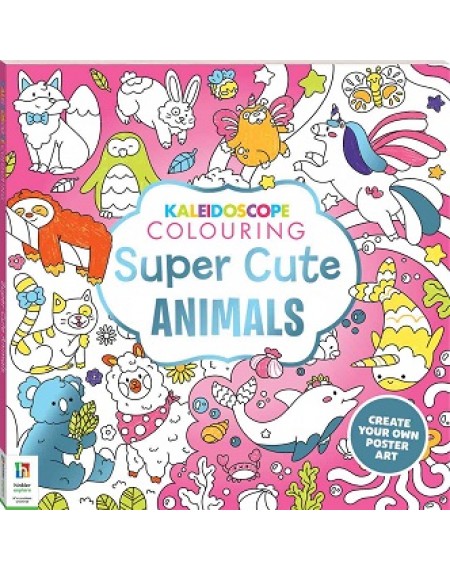 Kaleidoscope Colouring Super Cute Animals