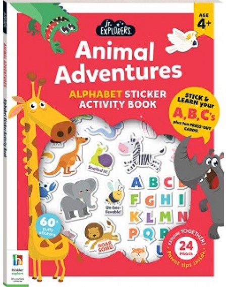 Junior Explorers: Animal Adventures Alphabet Activity Book