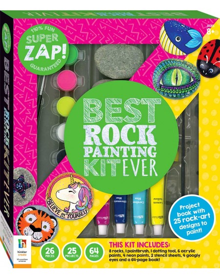 Super Zap ! Best Rock Painting Art Kit Ever