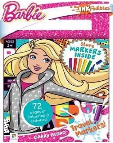 Inkredibles Barbie Carry Along Travel Markers