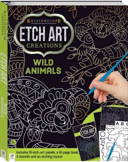 Kaleidoscope Etch Art Creations: Wild Animals and More