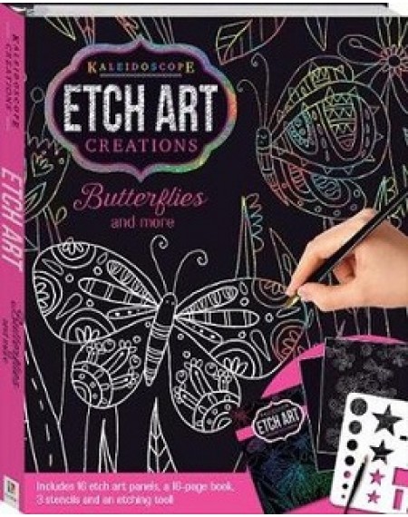 Kaleidoscope Etch Art Creations : Butterflies And More