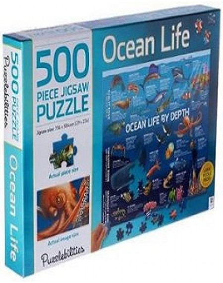 Puzzlbilities 500 Piece Jigsaw Ocean Zones and Creatures