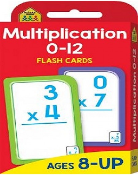 School Zone Flashcard : Multiplication 0-12