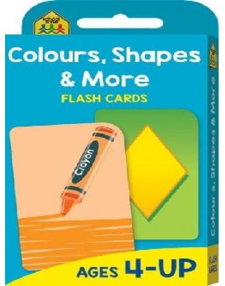 School Zone Flashcard : Colours, Shapes & More