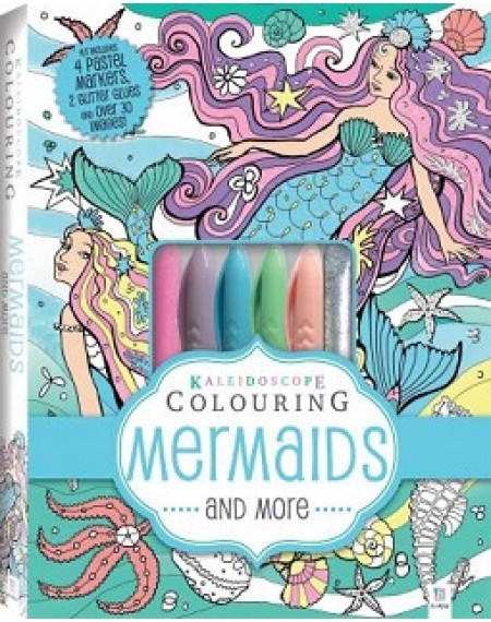 Kaleidoscope Pastel Colouring Kits - Mermaids and More (New)