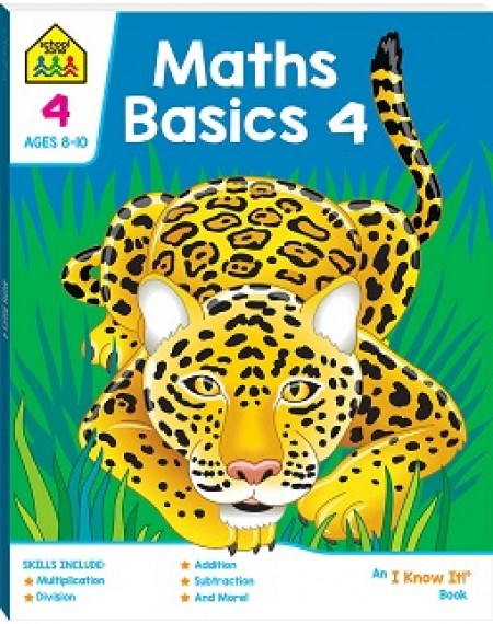 School Zone Math Basics 4 I Know It Book