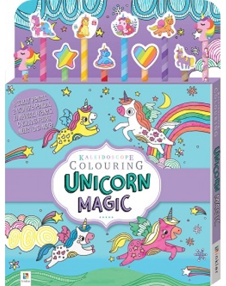 Kaleidoscope Colouring: Unicorn Magic 10-Pencil Set