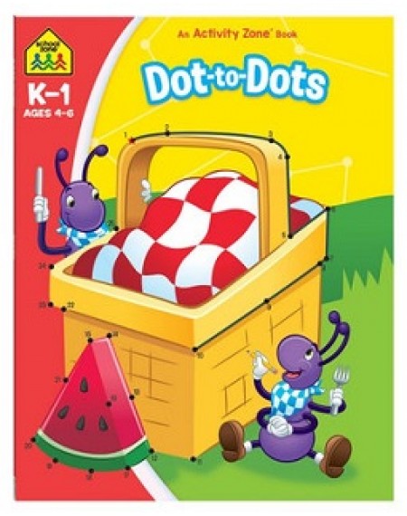School Zone Dot-to-Dots Activity Zone Book
