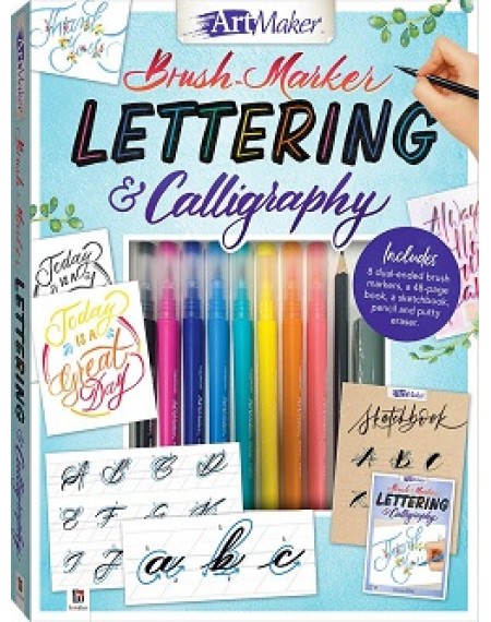 Brush Marker Lettering and Calligraphy Kit