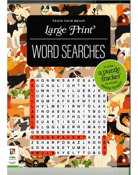 Large Print Puzzles Series 2: Word Search