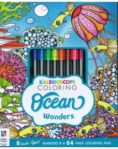 Kaleidoscope Coloring Kit : Ocean Wonders