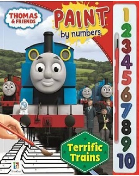 Paint by Numbers: Terrific Trains Thomas and Friends