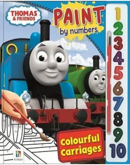 Paint by Numbers: Colourful Carriages Thomas and Friends