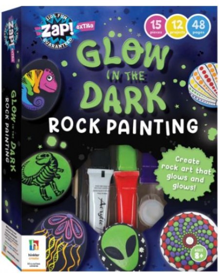 Zap! Extra Glow-in-the-Dark Rock Painting