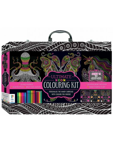 Kaleidoscope Ultimate Neon Colouring Carry Case