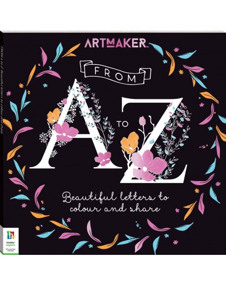 Art Maker From A to Z Beautiful Letters to Colour and Share