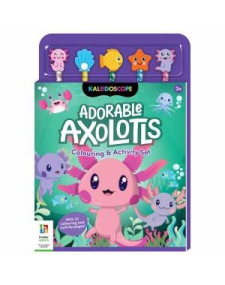 Adorable Axolotls Colouring and Activity Set