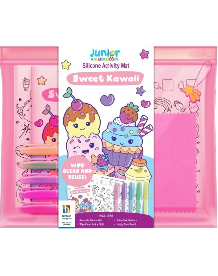 Junior Kaleidoscope  Silicone Games Mat - Cute Kawaii